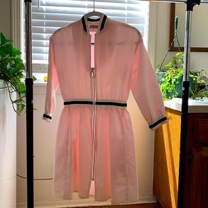 MOSHE Pale Pink w/ Black & White Dress